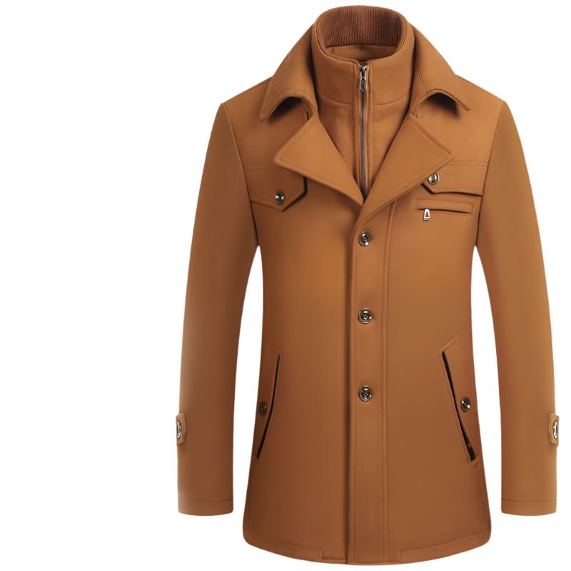 Men's Slim Fit Winter & Autumn Wool Coat - Weriion