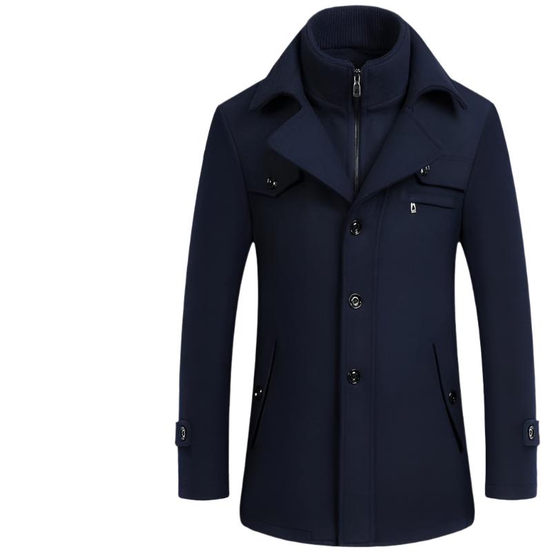 Men's Slim Fit Winter & Autumn Wool Coat - Weriion