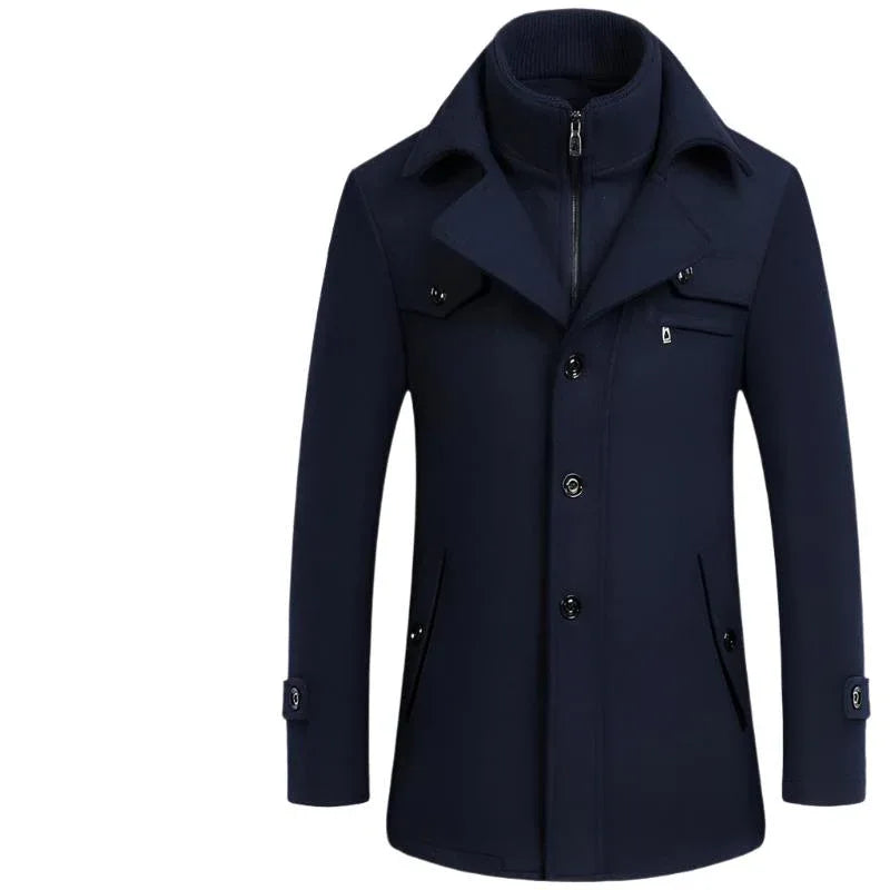 Men's Slim Fit Winter & Autumn Wool Coat - Weriion