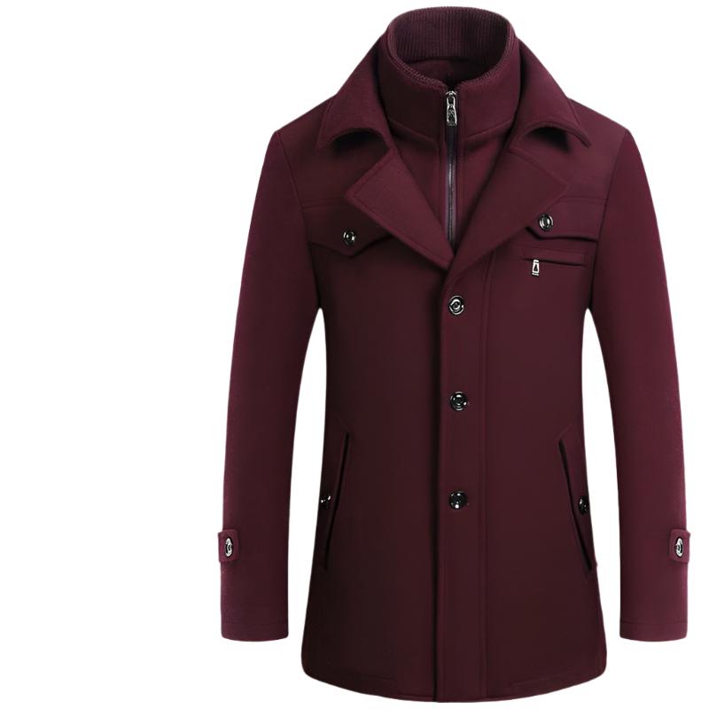 Men's Slim Fit Winter & Autumn Wool Coat - Weriion