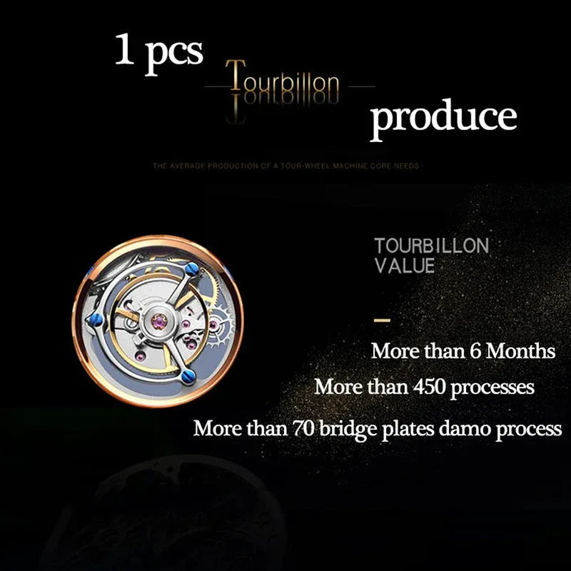 Men's Tourbillon Mechanical Watch - Weriion