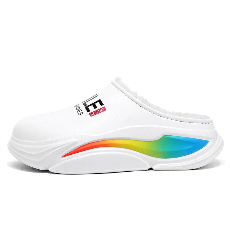 Men's Warm Waterproof Non - Slip Indoor Outdoor Slippers - Weriion