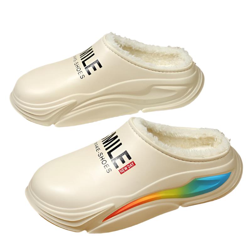 Men's Warm Waterproof Non - Slip Indoor Outdoor Slippers - Weriion