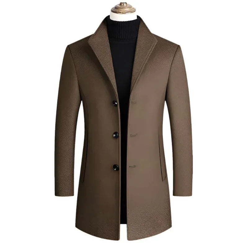Men's Woolen Winter & Autumn Coat - Weriion
