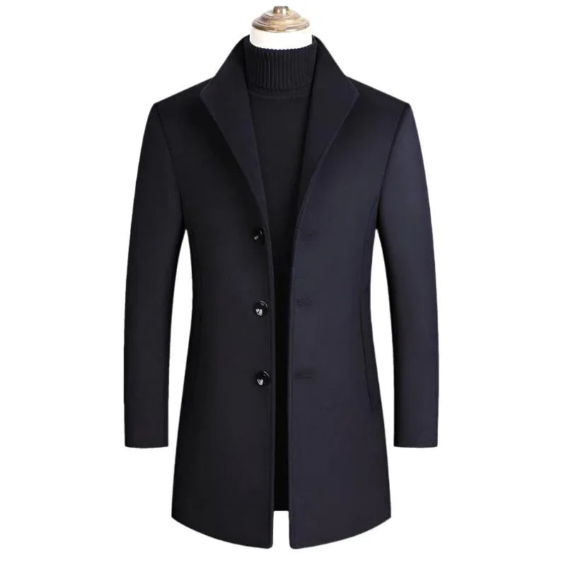 Men's Woolen Winter & Autumn Coat - Weriion