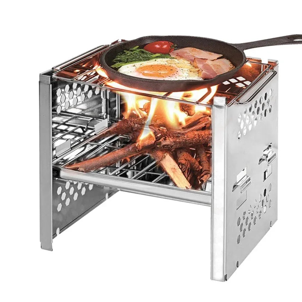 Mini Outdoor Camping Firewood Stove - Weriion