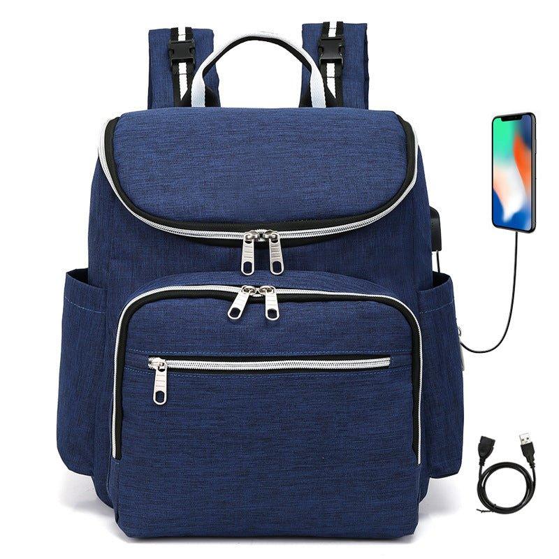 Multi - Functional Large - Capacity Waterproof Diaper Bag Backpack - Weriion