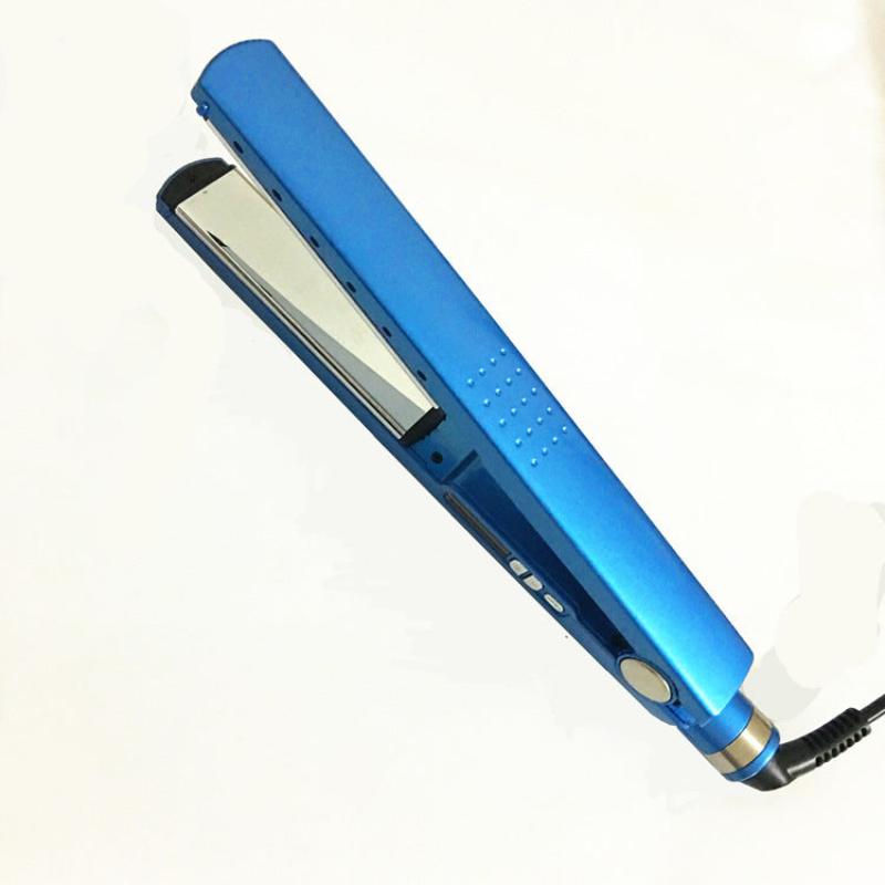 Narrow Blue Titanium Hair Straightener - Weriion
