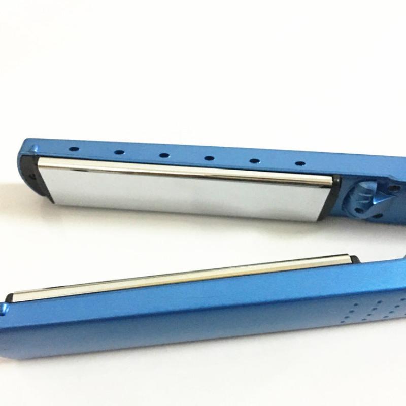 Narrow Blue Titanium Hair Straightener - Weriion