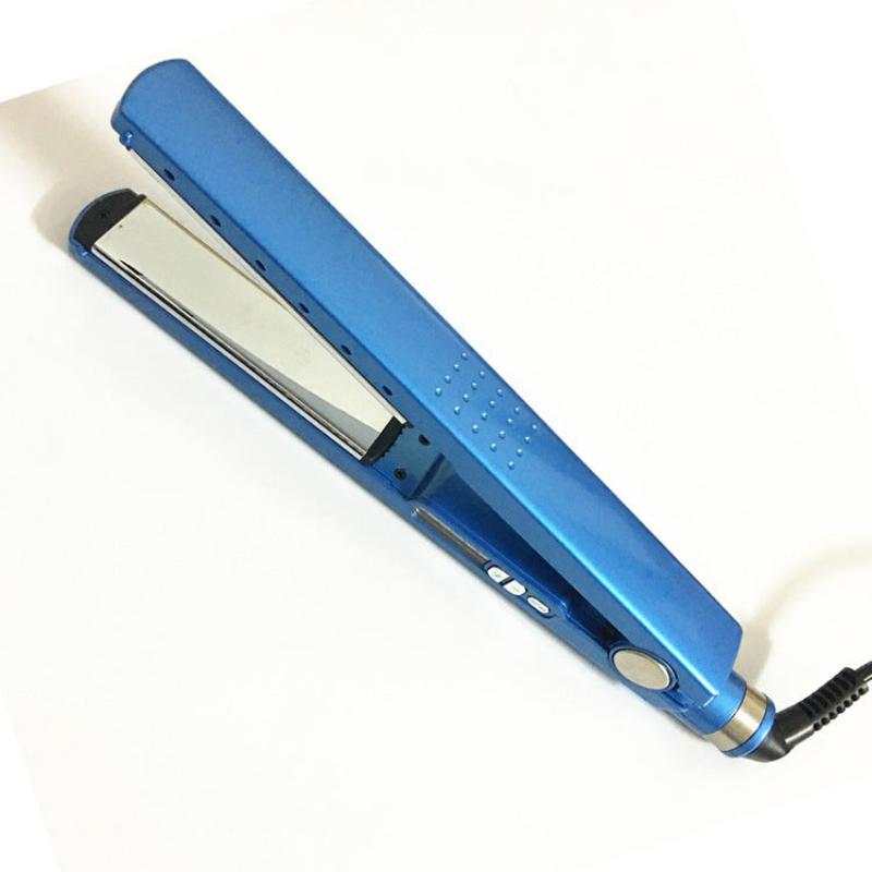 Narrow Blue Titanium Hair Straightener - Weriion