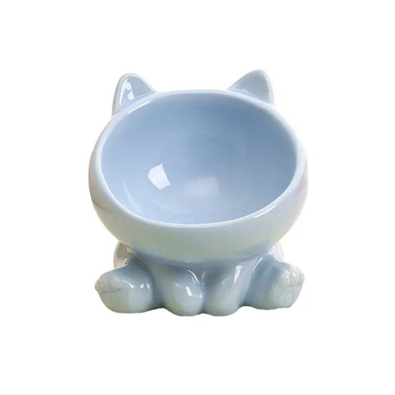 Pet Dog & Cat Ceramic Feeding Bowls - Weriion