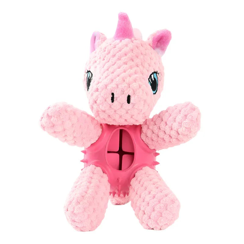 Pet Dog Sloth Unicorn Plush Chew Toys - Weriion