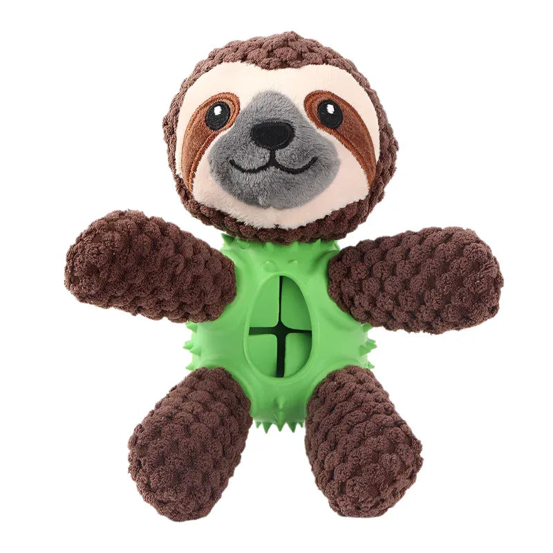 Pet Dog Sloth Unicorn Plush Chew Toys - Weriion