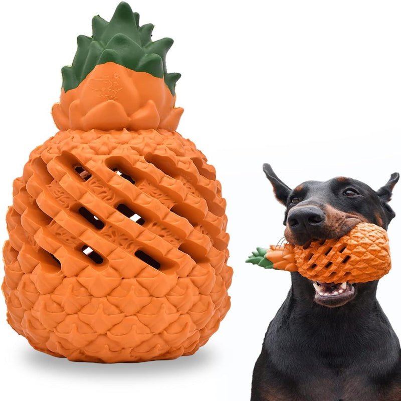 Pineapple Dog Chew Toys For Large & Agressive Dog Breeds - Weriion