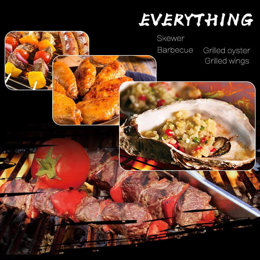 Portable Foldable Stainless Steel Outdoor Camping BBQ Grill - Weriion