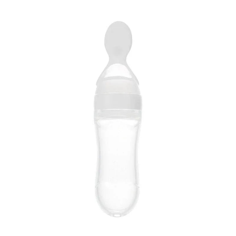 Safe Newborn Baby Toddler Spoon Feeding Milk Bottle - Weriion