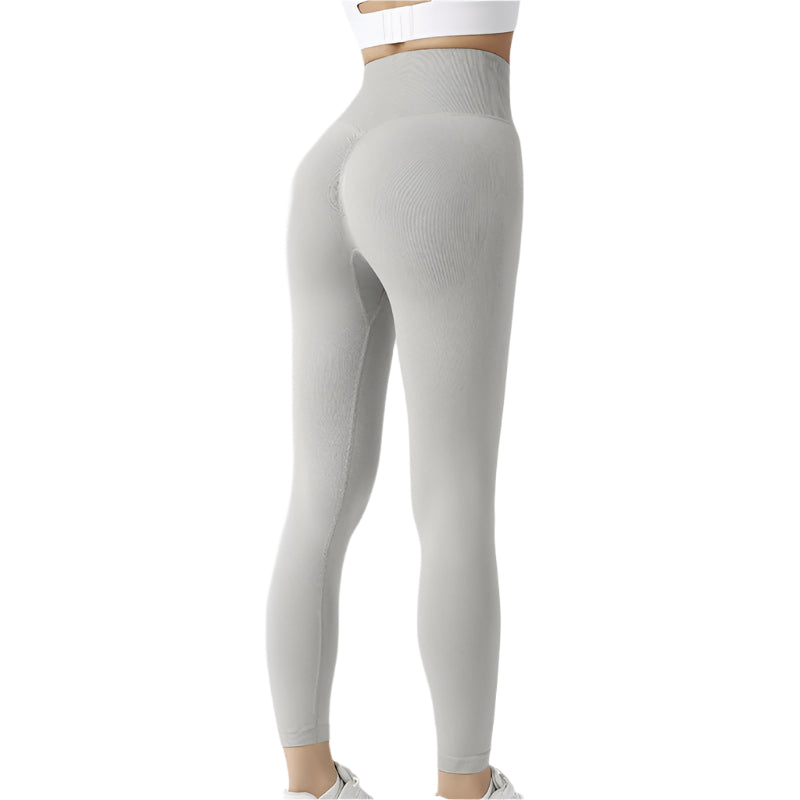 Seamless Leggings Yoga Pants Tummy Control Workout Running Tights For Women - Weriion