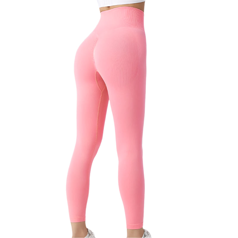 Seamless Leggings Yoga Pants Tummy Control Workout Running Tights For Women - Weriion