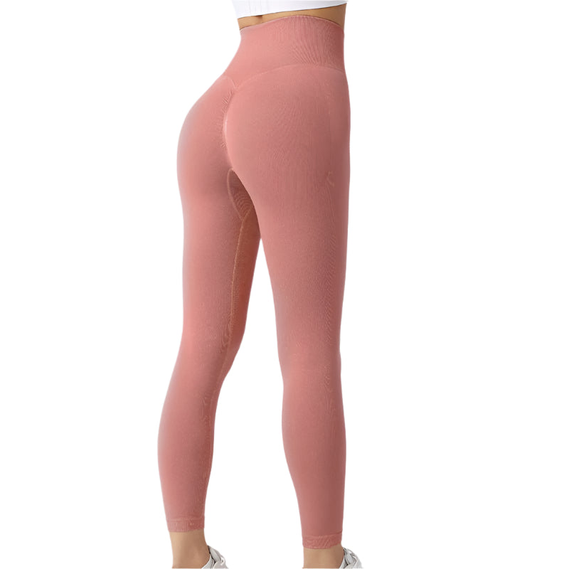 Seamless Leggings Yoga Pants Tummy Control Workout Running Tights For Women - Weriion