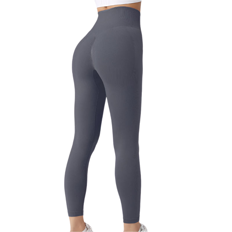 Seamless Leggings Yoga Pants Tummy Control Workout Running Tights For Women - Weriion
