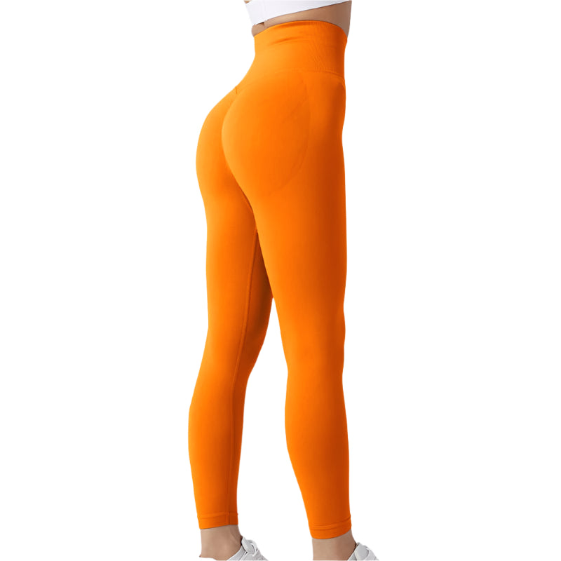 Seamless Leggings Yoga Pants Tummy Control Workout Running Tights For Women - Weriion