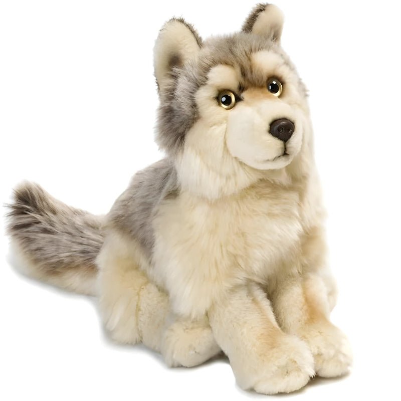 Simulation Wolf Dog Stuffed Animal Plush Toy - Weriion