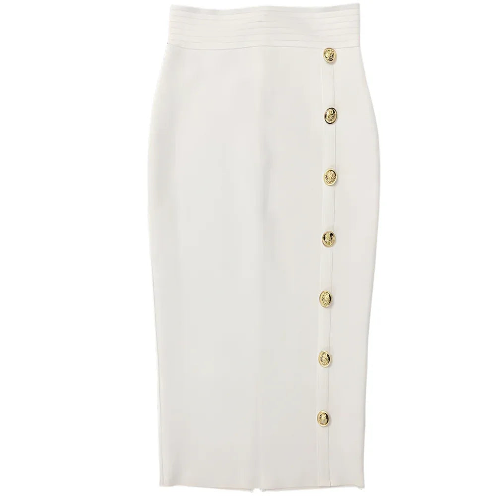 Slim Fit Bandage Temperament All - Match Hip Skirt - Weriion