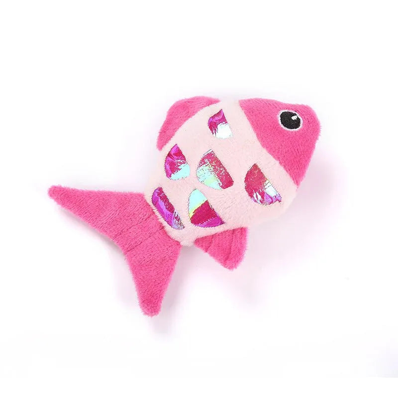 Small Plush PP Cotton Cat Fish Toys - Weriion