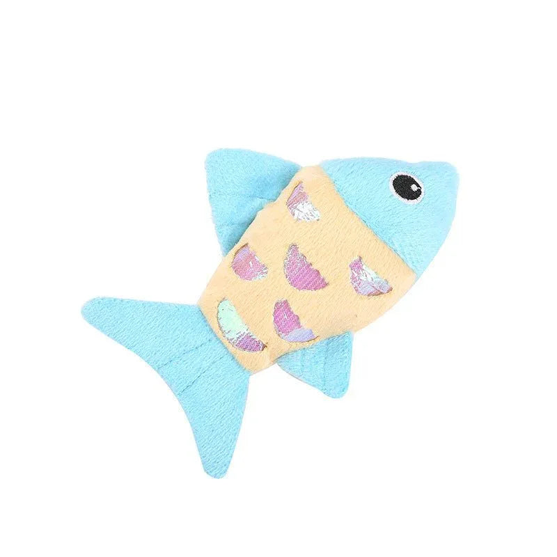 Small Plush PP Cotton Cat Fish Toys - Weriion