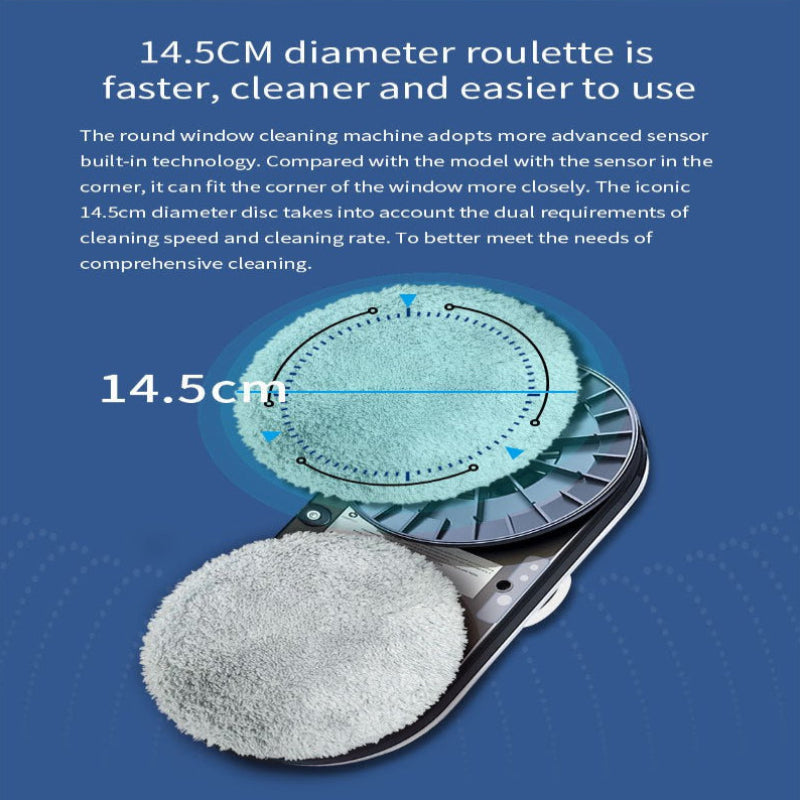 Smart Automatic Window Cleaning Robot With Water Spray - Weriion