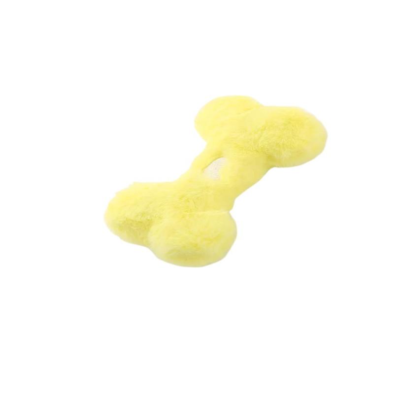 Soft Plush Bite Resistant Bone Dog Chew Toy - Weriion