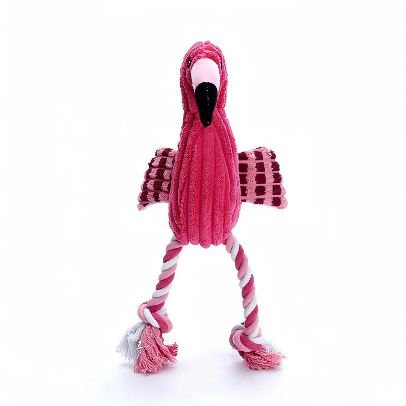 Squeaky Bite Resistant Dog Plush Chew Toy - Weriion