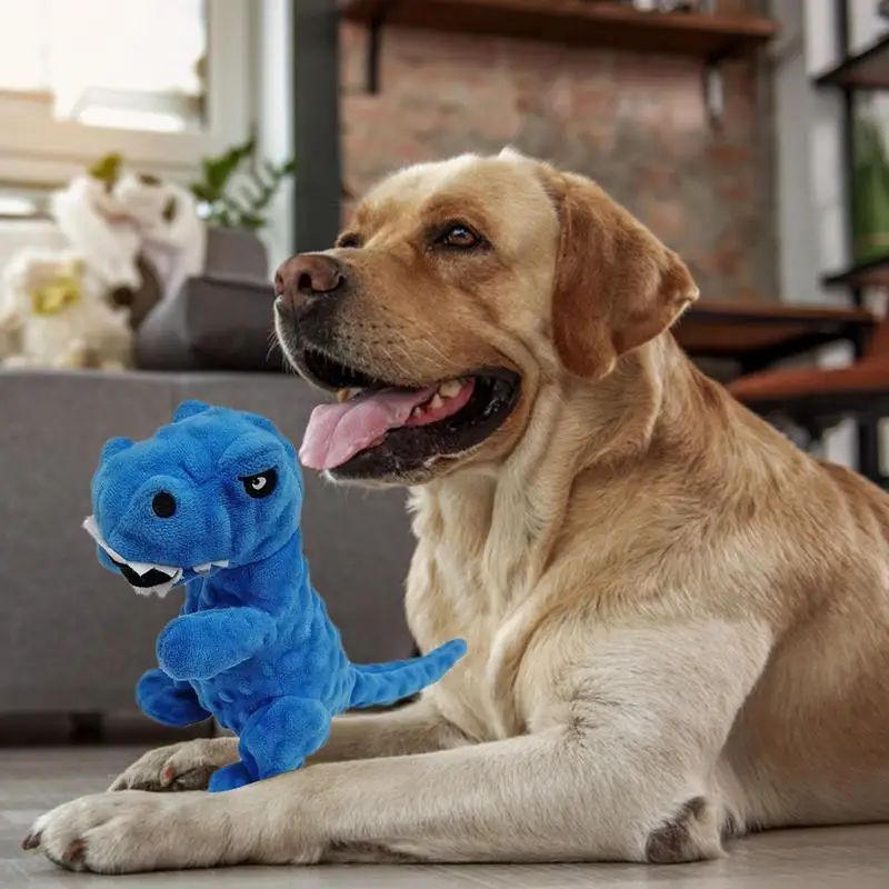 Squeaky Grunting Durable Dinosaur Dog Puppy Chew Toys For Training - Weriion