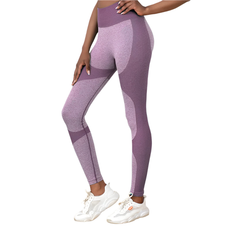 Striped Yoga Pants High Waist Seamless Leggings Butt Lift Quick - Drying Running Sports Fitness Tights Women's Gym Clothing - Weriion