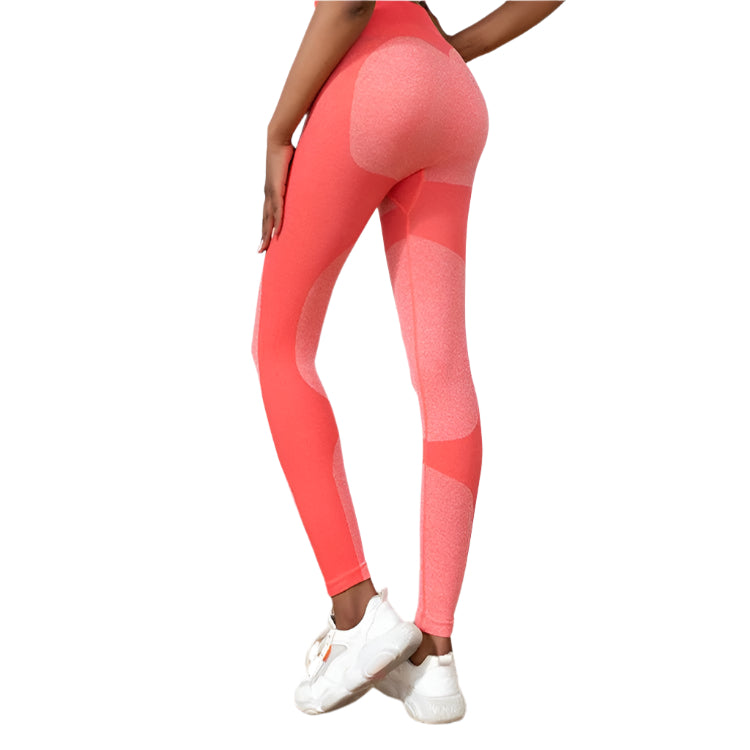Striped Yoga Pants High Waist Seamless Leggings Butt Lift Quick - Drying Running Sports Fitness Tights Women's Gym Clothing - Weriion