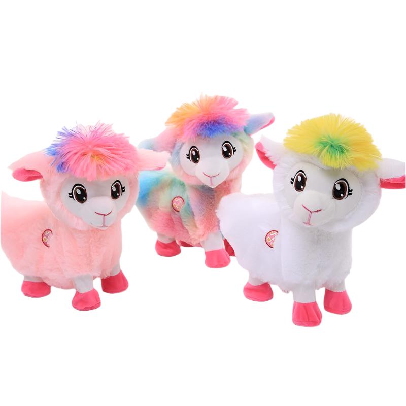 Stuffed Animals Alpaca Plush Toys Dolls - Weriion