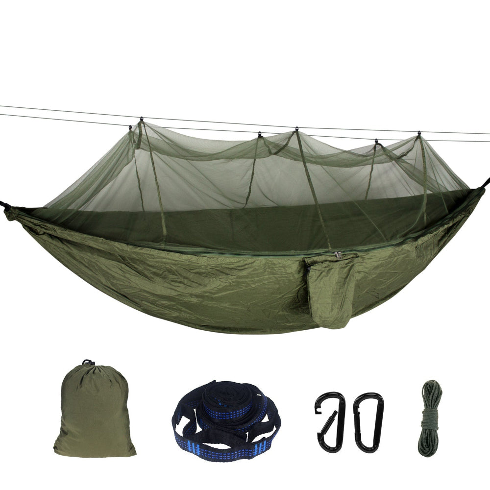 Sturdy Camping Hammock With Mosquito Net - Weriion