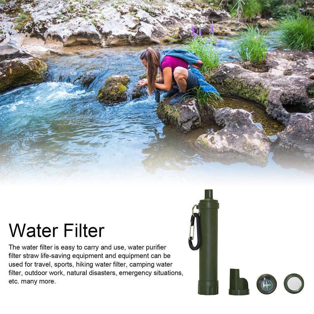 Survival Water Purifier Filter For Camping And Hiking - Weriion