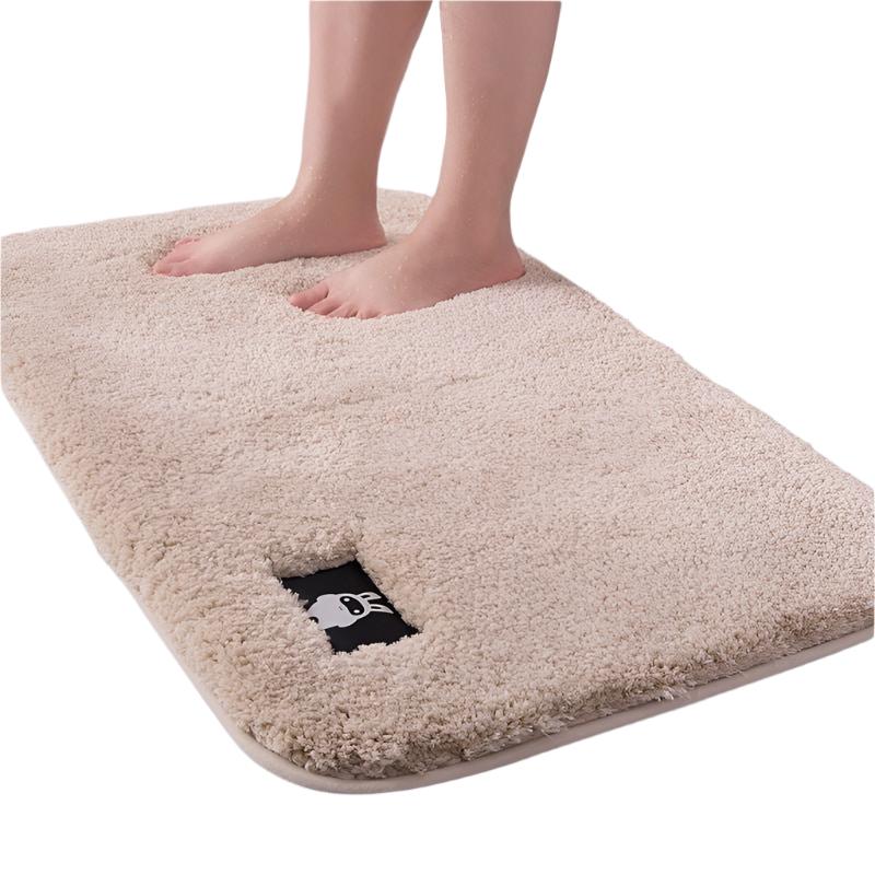 Thick Soft Comfortable Carpet Water Absorbing Bathroom Toilet Rugs Mats - Weriion