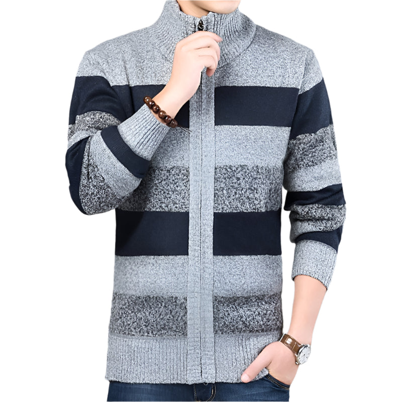 Thick Warm Knitted cardigan Sweater For Men - Weriion
