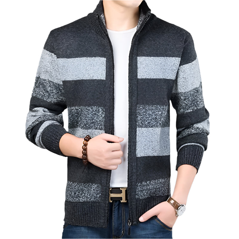 Thick Warm Knitted cardigan Sweater For Men - Weriion