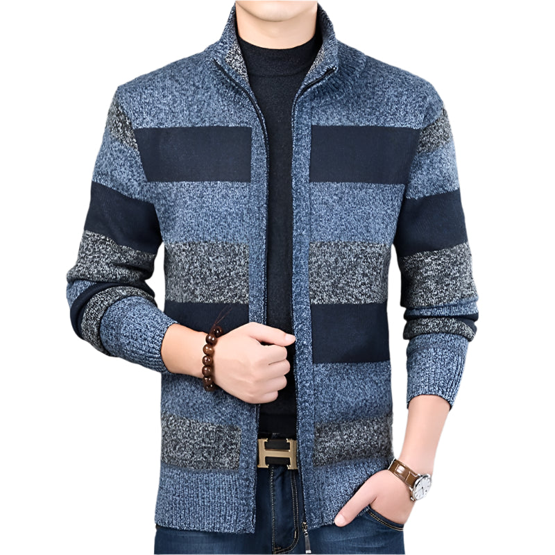 Thick Warm Knitted cardigan Sweater For Men - Weriion