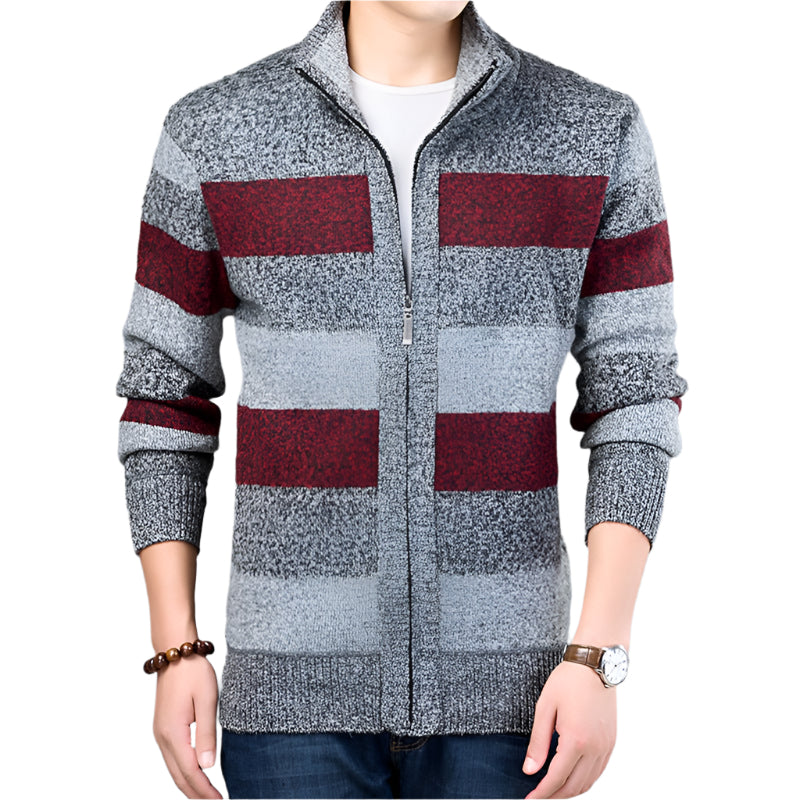 Thick Warm Knitted cardigan Sweater For Men - Weriion