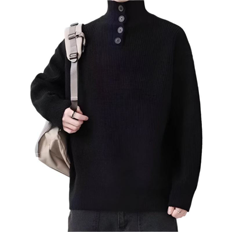 Turtleneck Autumn And Winter Sweater For Men - Weriion