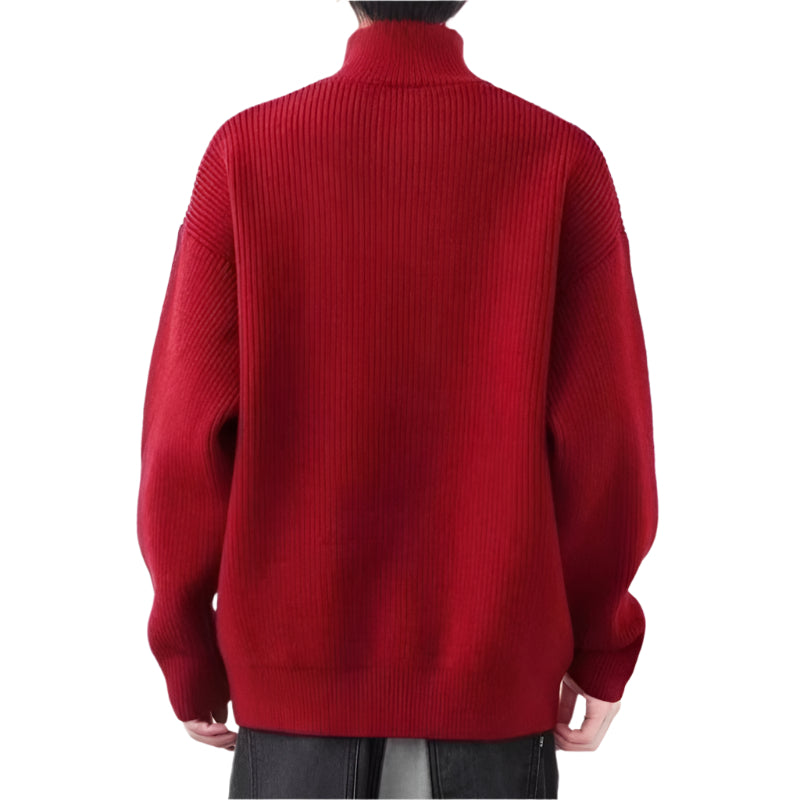 Turtleneck Autumn And Winter Sweater For Men - Weriion