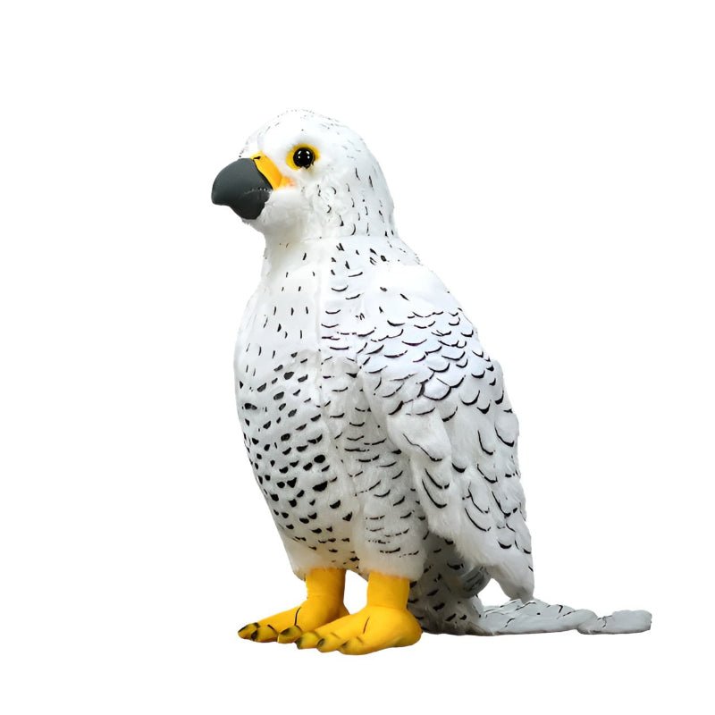 White Spear Falcon Bird Plush Toy - Weriion