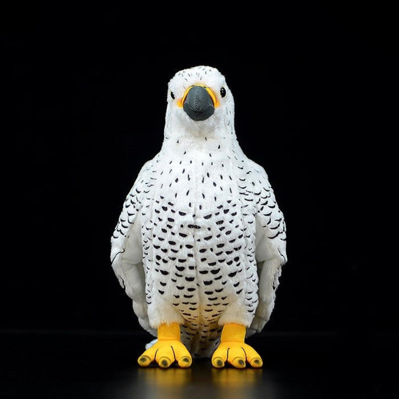 White Spear Falcon Bird Plush Toy - Weriion