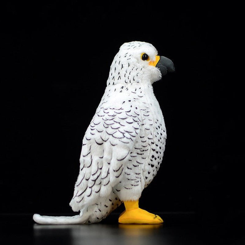 White Spear Falcon Bird Plush Toy - Weriion