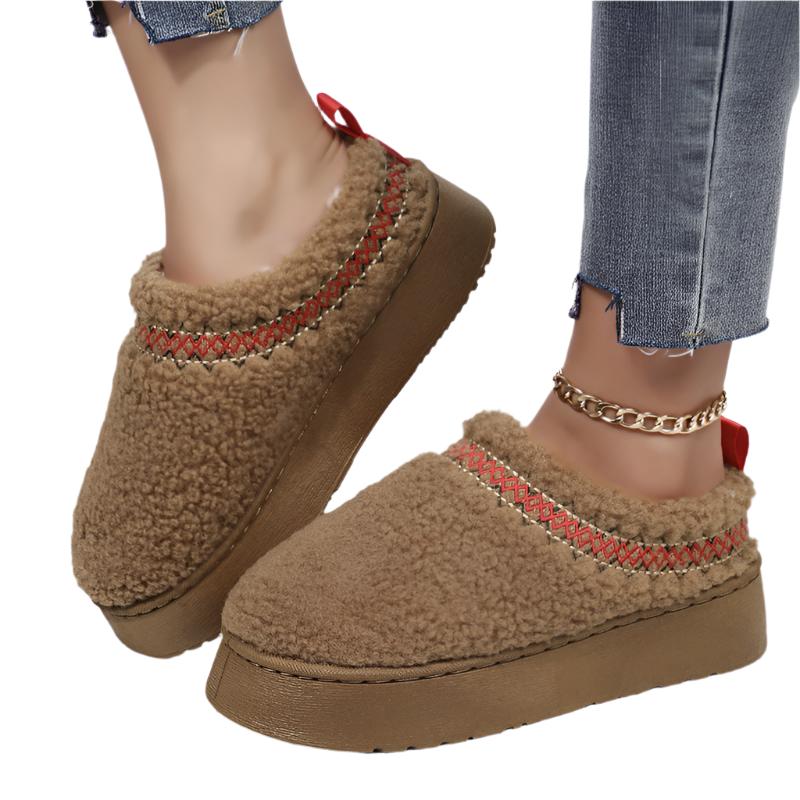 Winter Indoor & Outdoor Thick - Soled Plush Shoes Slippers - Weriion