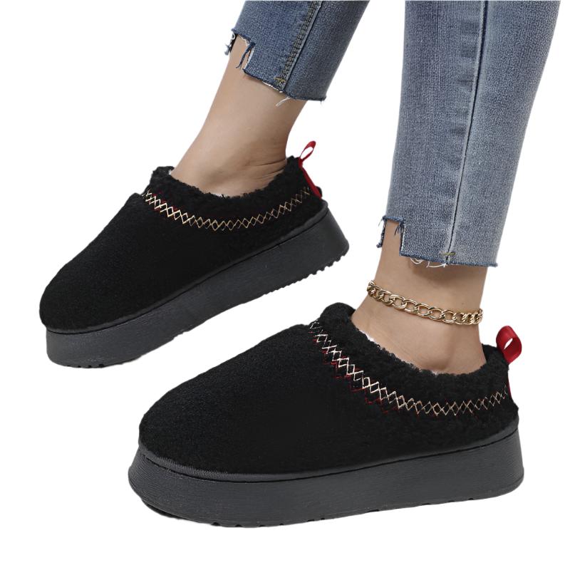 Winter Indoor & Outdoor Thick - Soled Plush Shoes Slippers - Weriion